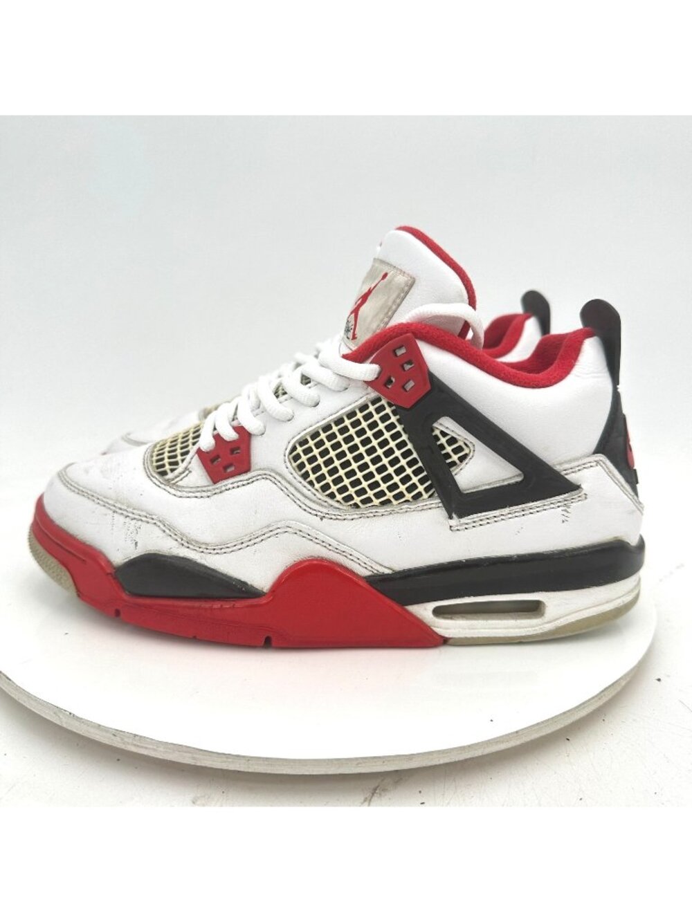 Nike Air Jordan Retro 4 Youth Size 7Y Women 8.5 408452 160 Fire Red White